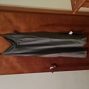 Banana Republic slip dress/midi dress. dark olive/green. Size Medium (M).